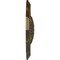 Ekena Millwork Oxford Ceiling Medallion, Hand-Painted Brass, 16 7/8"W x 11 3/4"H x 1 1/2"P CM16OXBRS - alternate 4